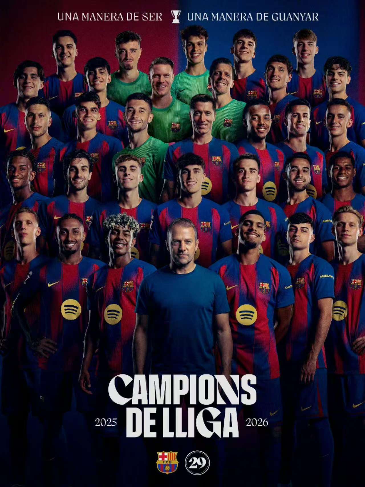 Barcelona si titul zajistila o tři kola dříve a dynastie Flicků mířila do budoucnosti.